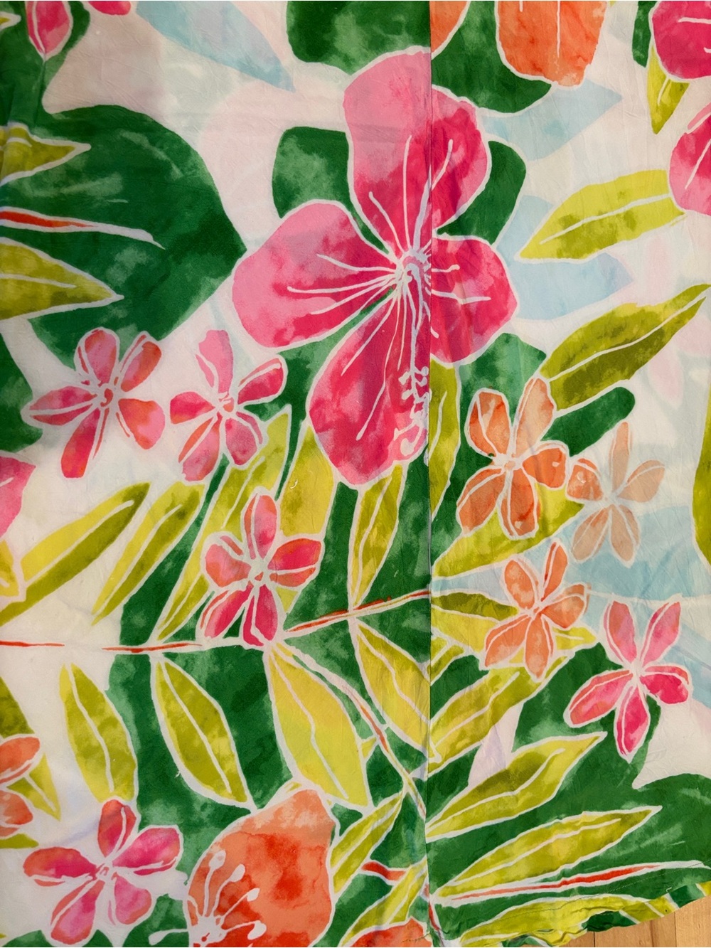 Jams World Floral “Sherry” Dress Pink, Blue Orange & Green “Waoili” Pattern - XL - Picture 4 of 12